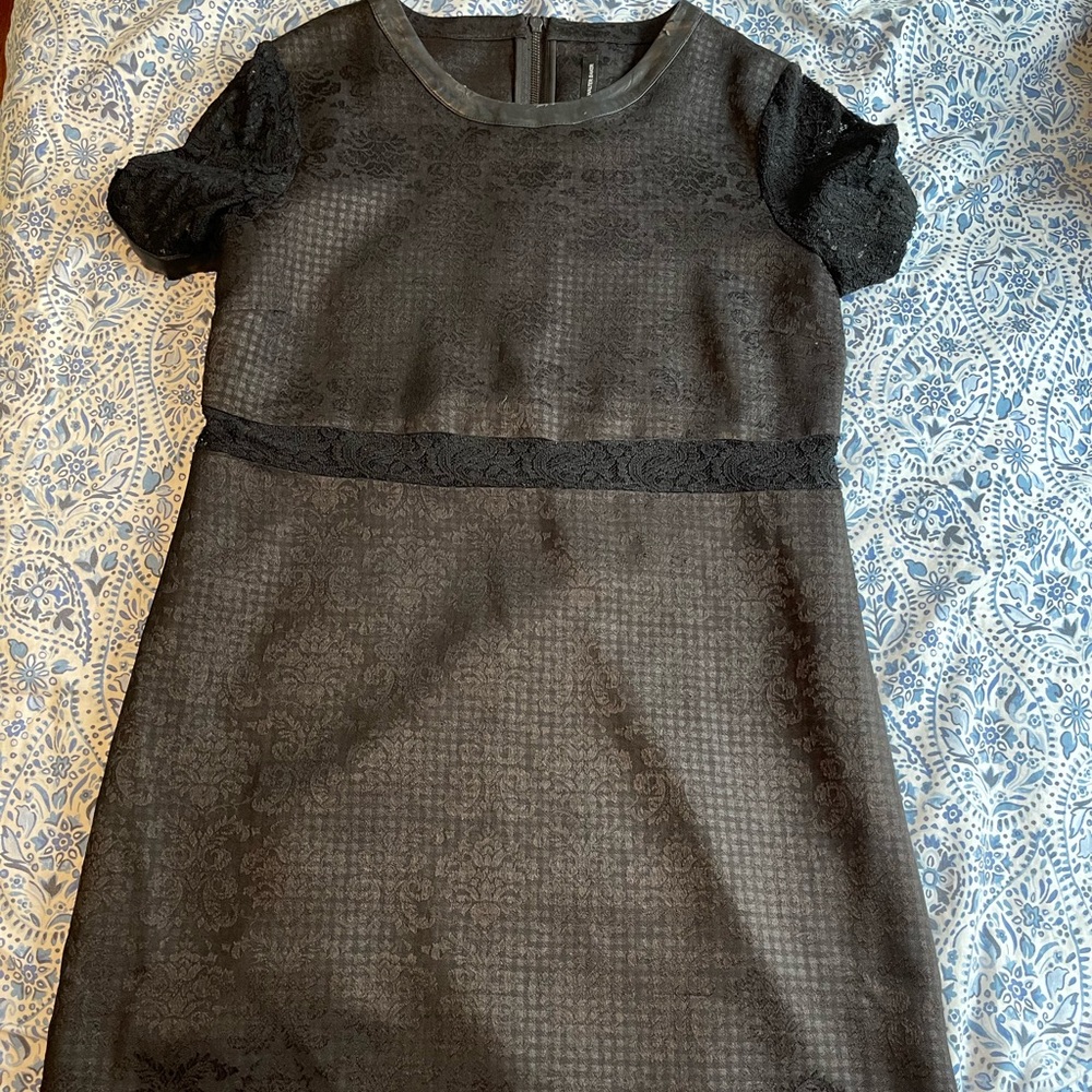 Black midi Walter Baker dress